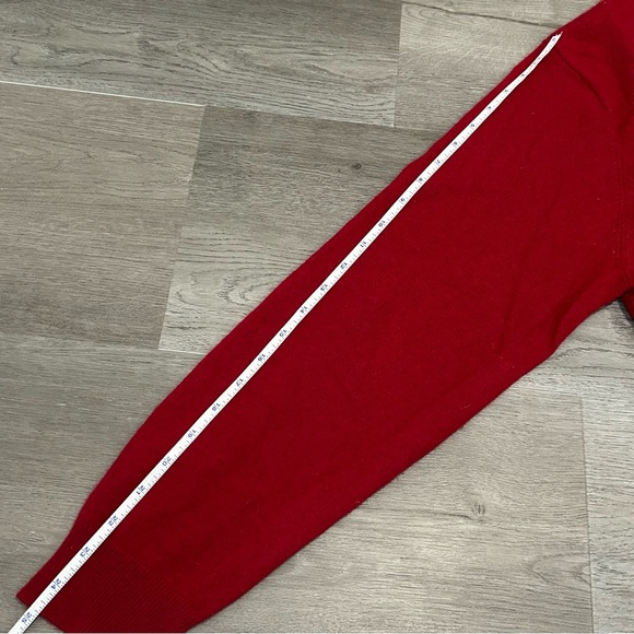 Club Room red cashmere V-neck Sweater 2 Ply Red Men’s Size XL - Picture 12 of 12